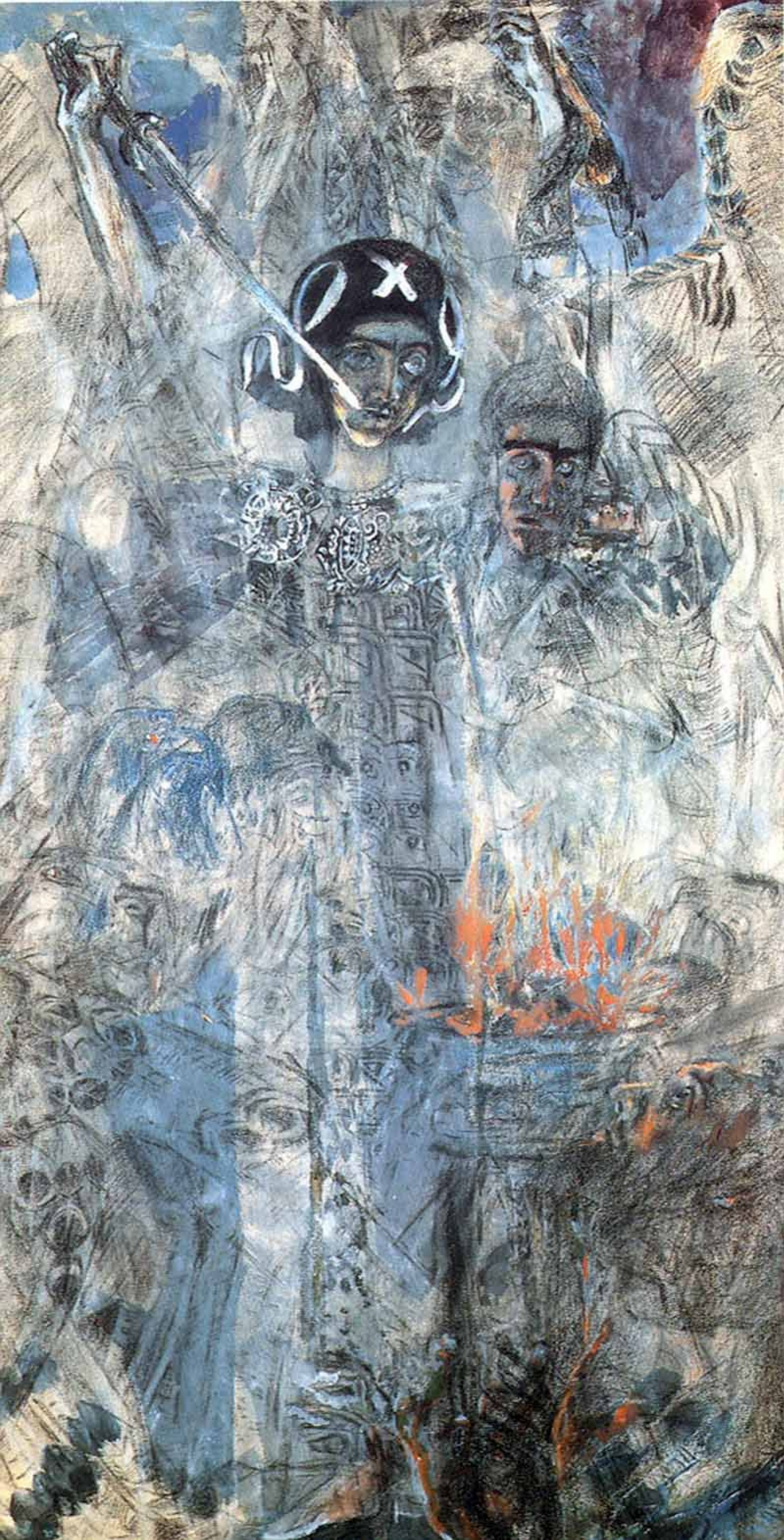 Михаил Врубель. Видение пророка Иезекииля. 1906 год